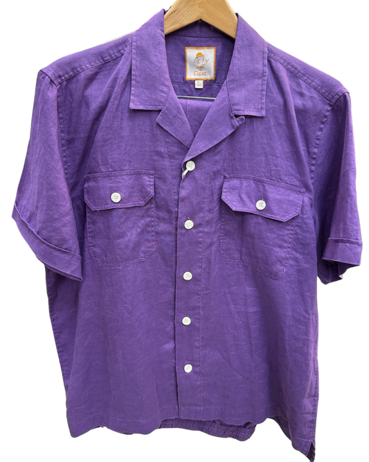 Cigar Couture Lightweight 2-Piece Summer Set - Purple