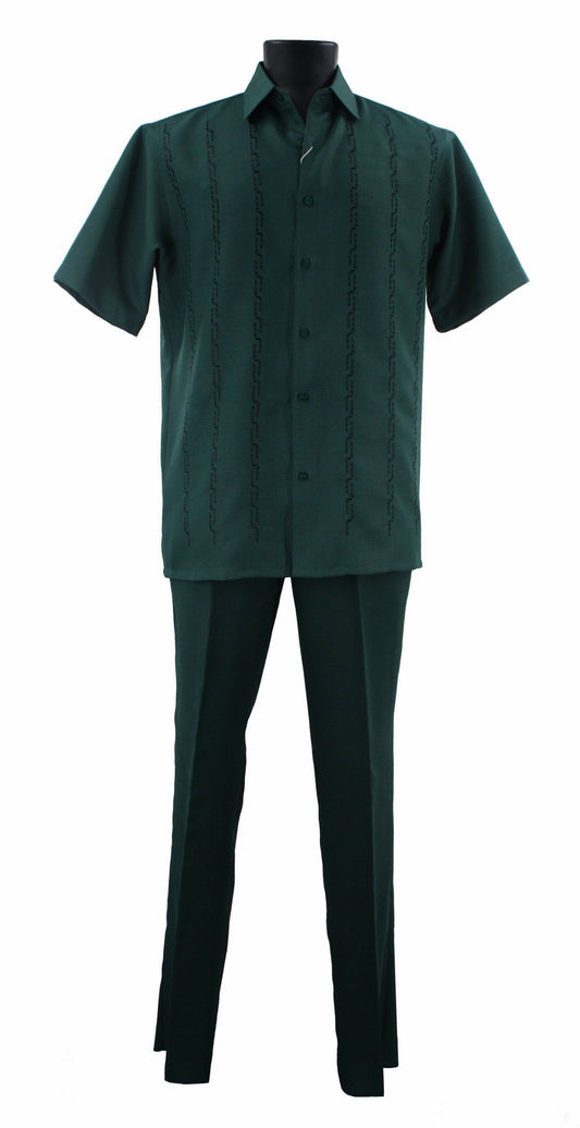 Bassiri 2-Piece Walking Suit Sets A 139 Emerald Green