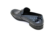 Corrente C01702- 3470C Croco leather- Black