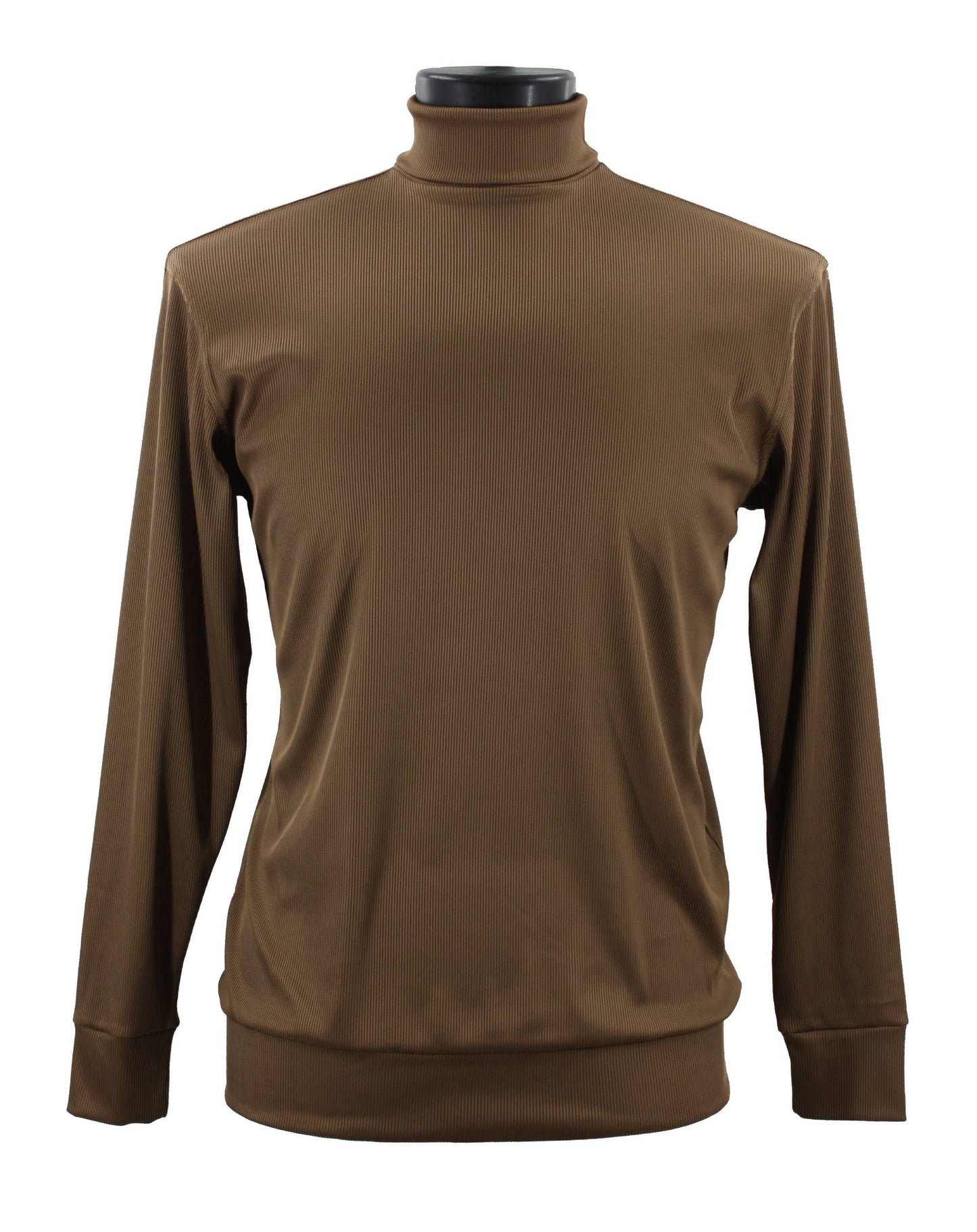 Bassiri Long Sleeve Turtleneck T-Shirt Style #633 Cappuccino