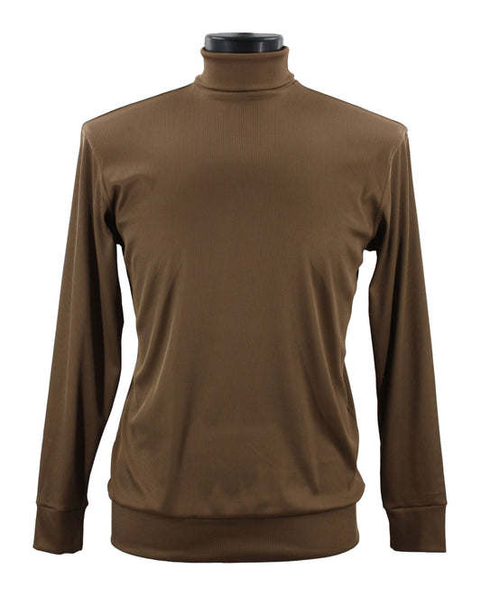 Bassiri Long Sleeve Turtleneck T-Shirt Style #633 Cappuccino