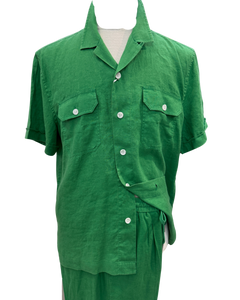 Cigar Couture Lightweight 2-Piece Summer Set - Green