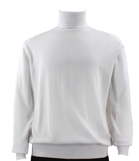 Bassiri Long Sleeve Turtleneck Sweater 631 White