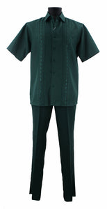 Bassiri 2-Piece Walking Suit Sets A 140 Emerald Green