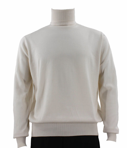 Bassiri Long Sleeve Turtleneck Sweater 631 Ivory