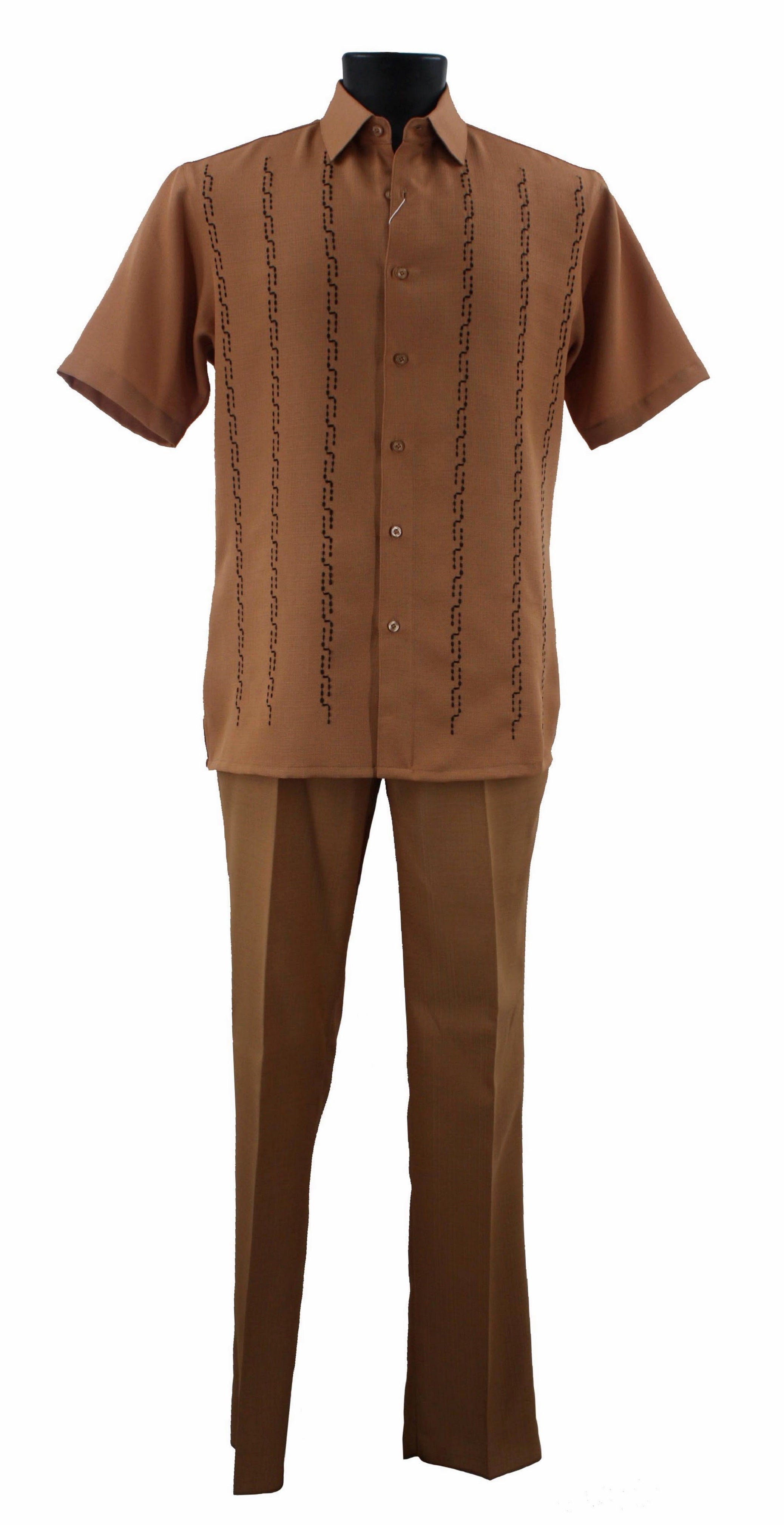 Bassiri 2-Piece Walking Suit Sets A 139 Gold – LASuitGuy