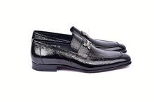 Corrente C01998-5760 H Buckle Vita Calf Skin-Black