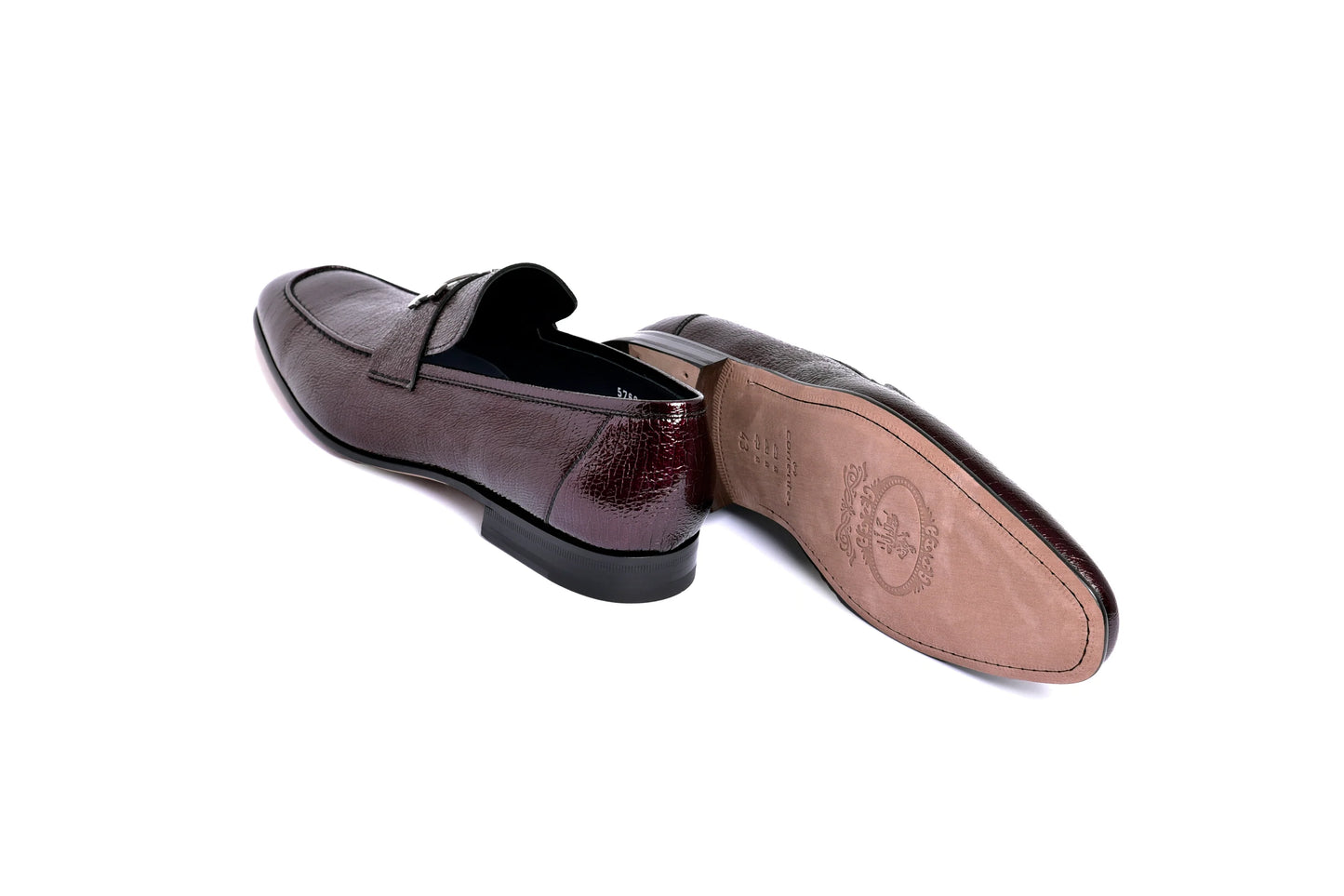 Corrente C01999-5760 H Buckle Vita Calf Skin-Burgundy