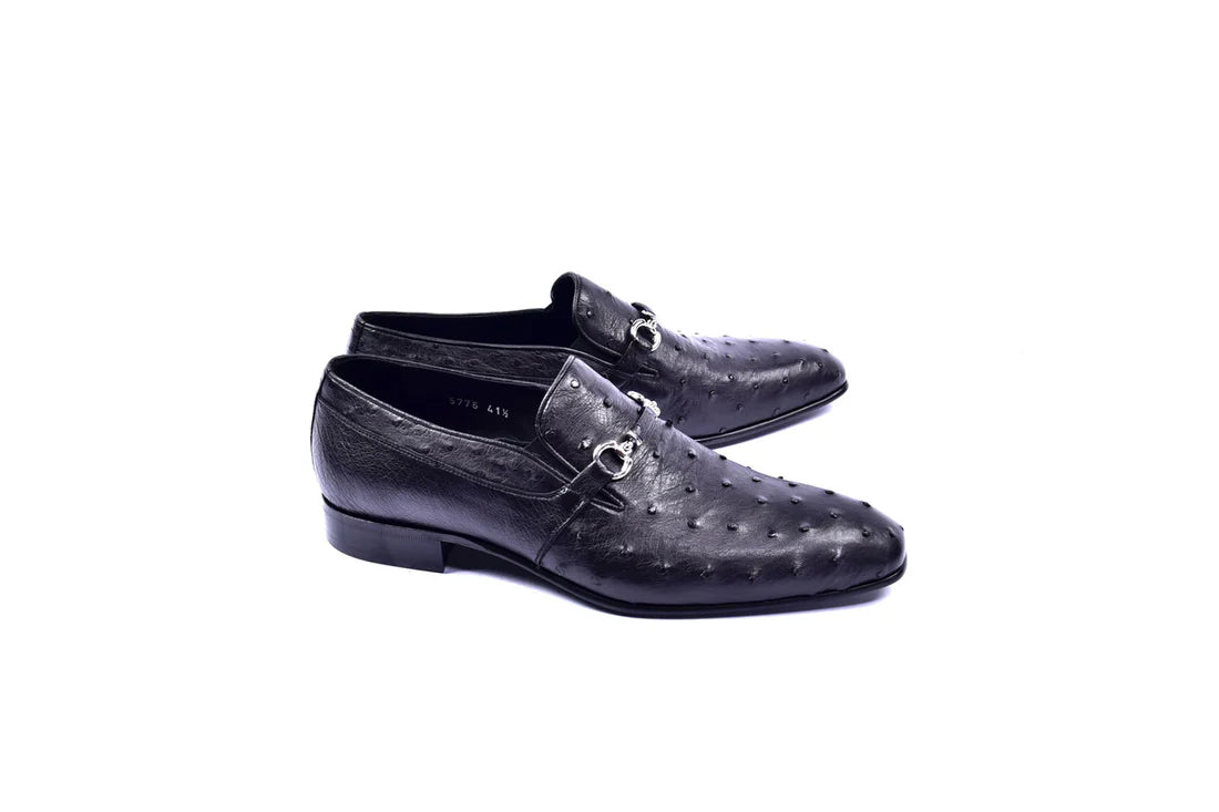 Corrente C0225- 5776 Genuine Ostrich-Black