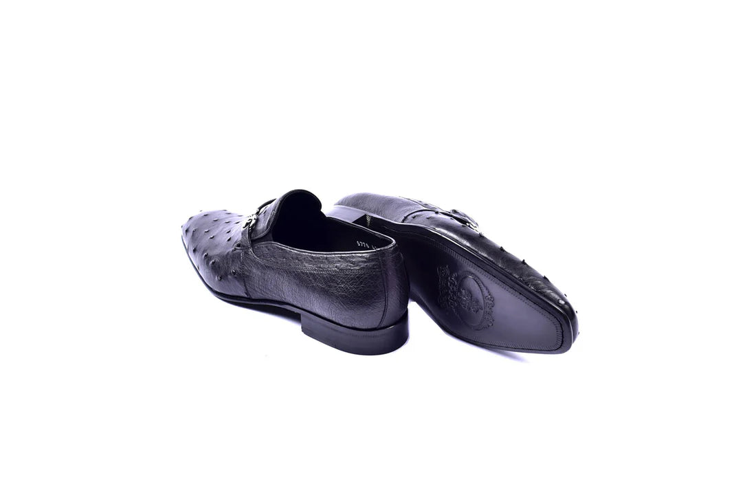 Corrente C0225- 5776 Genuine Ostrich-Black