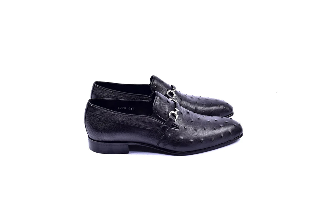 Corrente C0225- 5776 Genuine Ostrich-Black