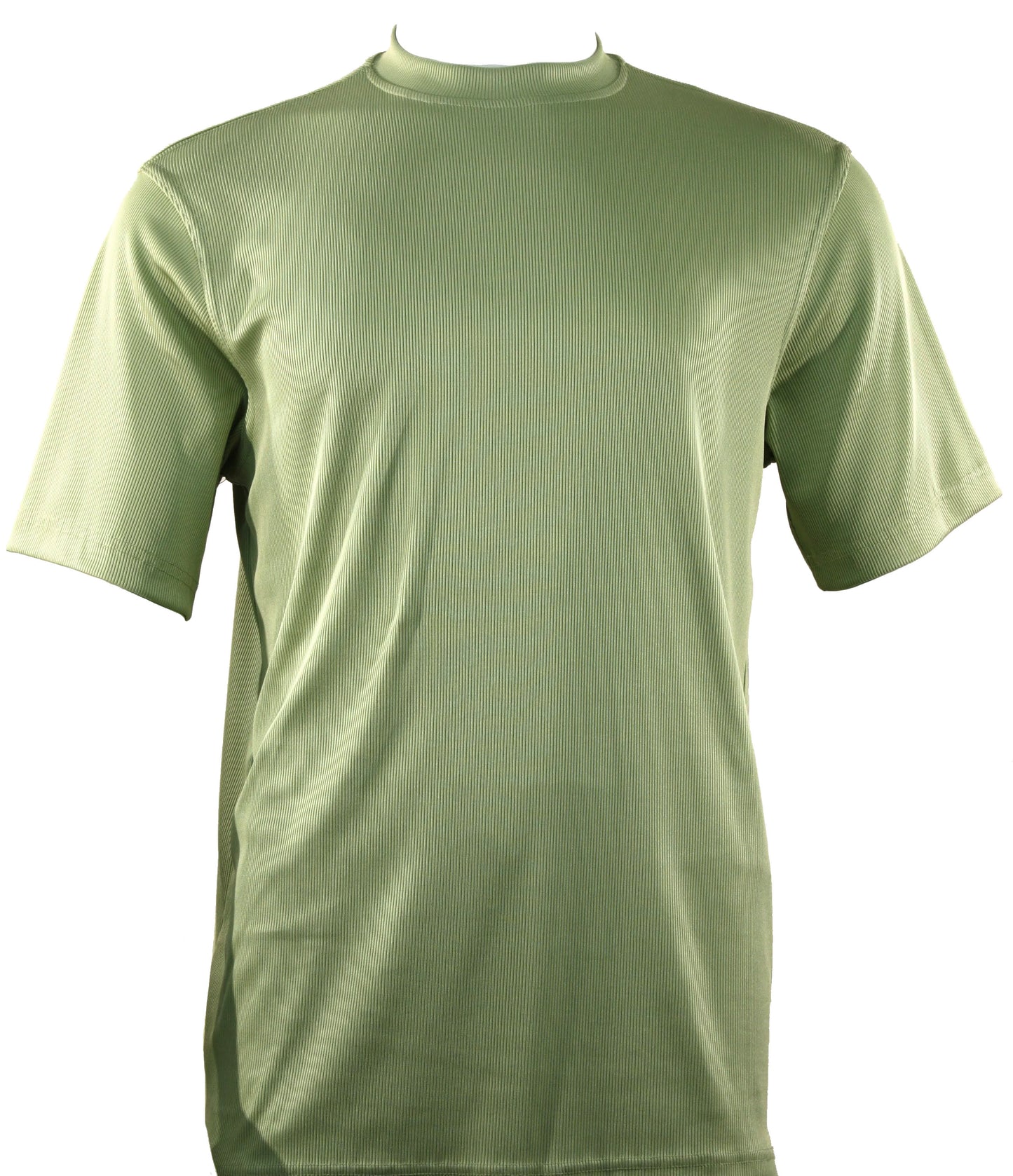 Bassiri Short Sleeve Mock Neck T-Shirt Style #218 Mint