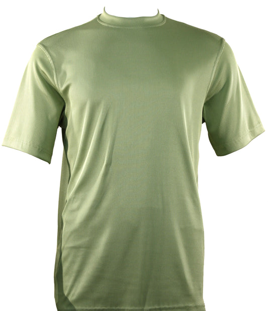 Bassiri Short Sleeve Mock Neck T-Shirt Style #218 Mint