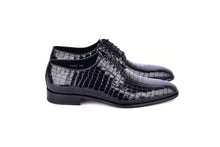 Corrente C01505-6291C Croco lace up- Black