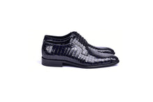Corrente C01507- 6291C Croco lace up- Navy