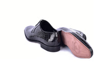 Corrente C01505-6291C Croco lace up- Black