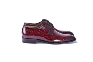 Corrente C01508- 6291C Croco lace up- Tan