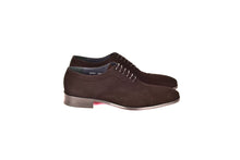 Corrente C0001108-6694S Cap toe lace up-Black Suede