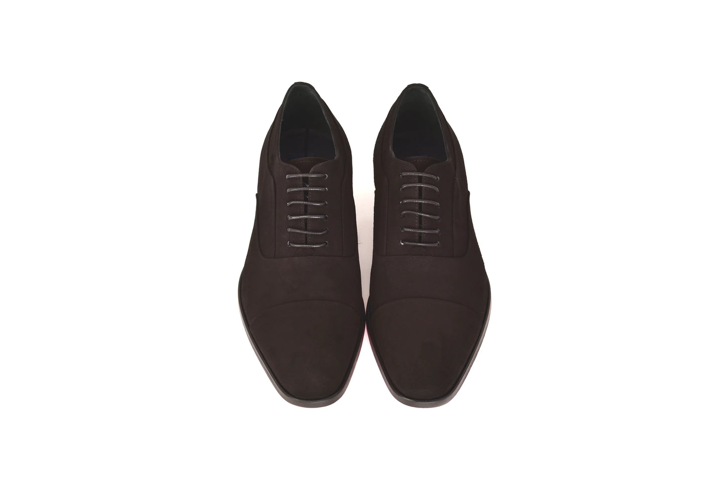 Corrente C0001108-6694S Cap toe lace up-Black Suede