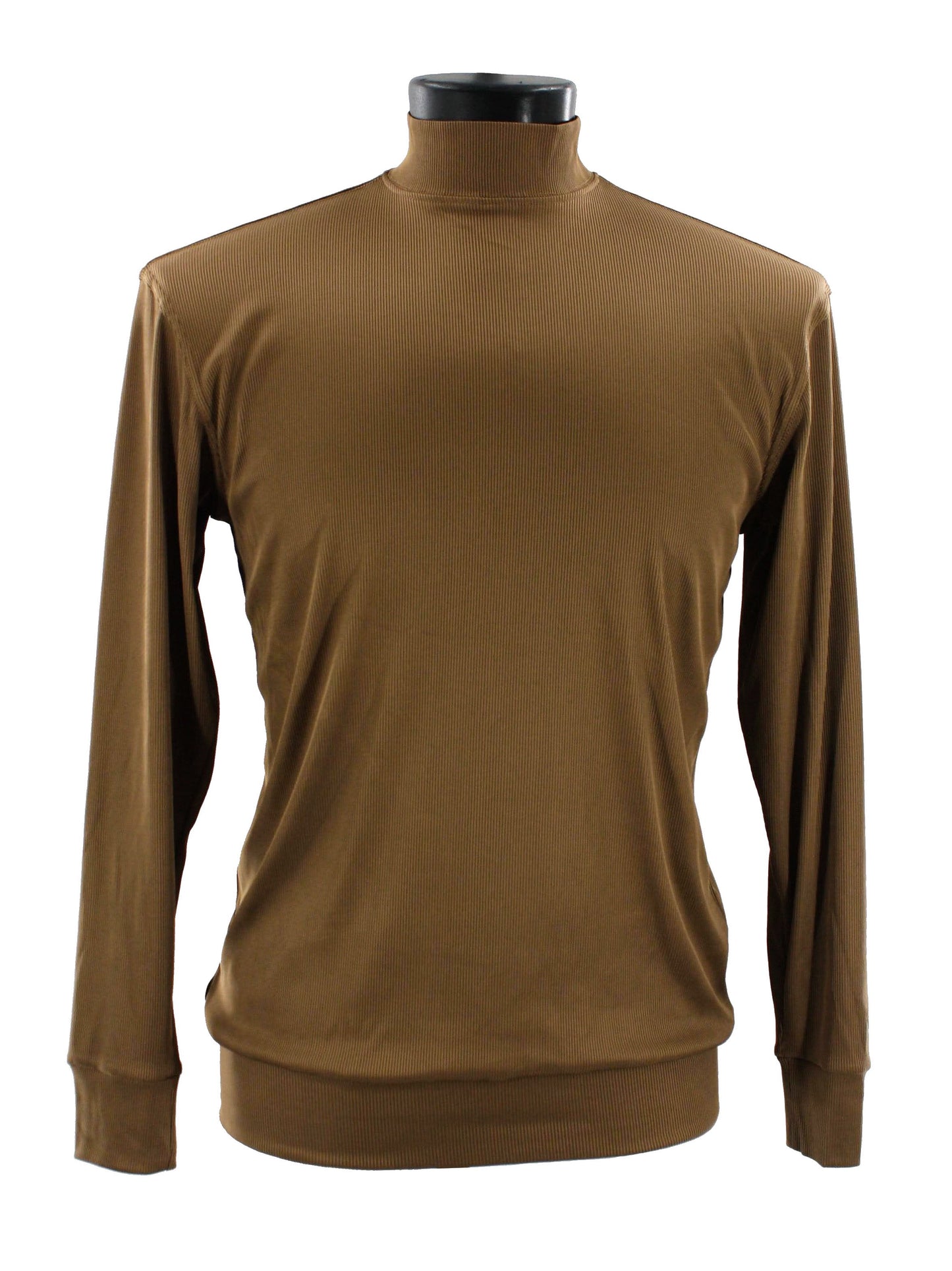 Bassiri Long Sleeve High Neck T-Shirt Style #632 Cappuccino