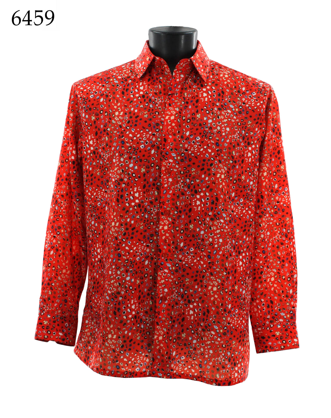 Bassiri Long Sleeve Button Down Casual Printed Shirts 6459