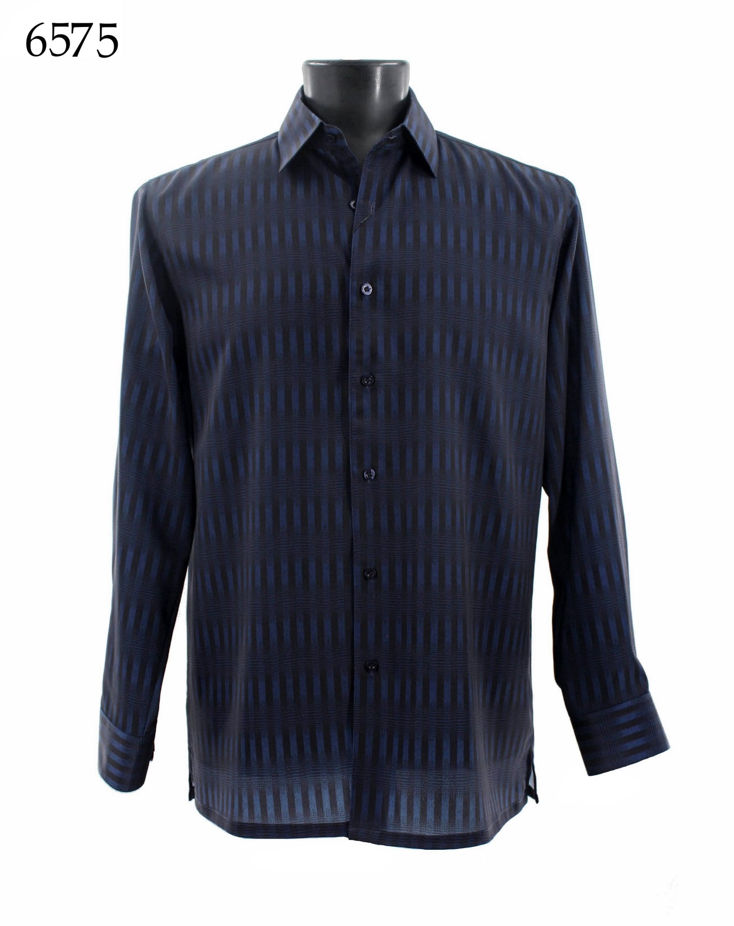 Bassiri Long Sleeve Button Down Casual Printed Shirts 6575