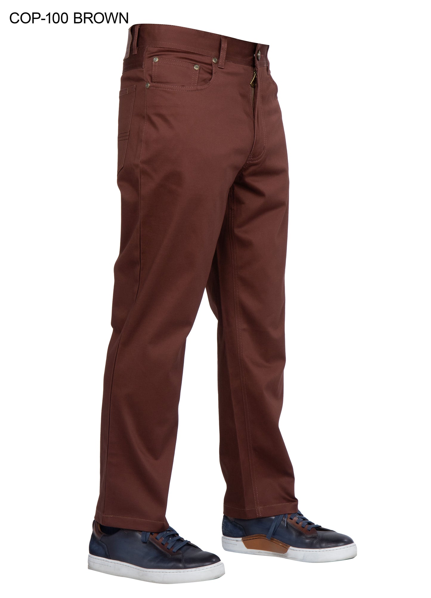 Prestige Original Men's Stretch Jeans COP-100 Brown
