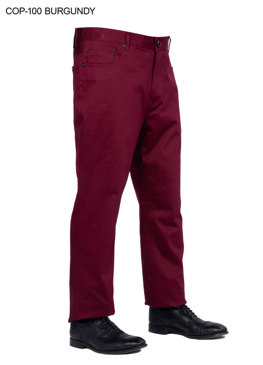 Prestige Original Men's Stretch Jeans COP-100 Burgundy
