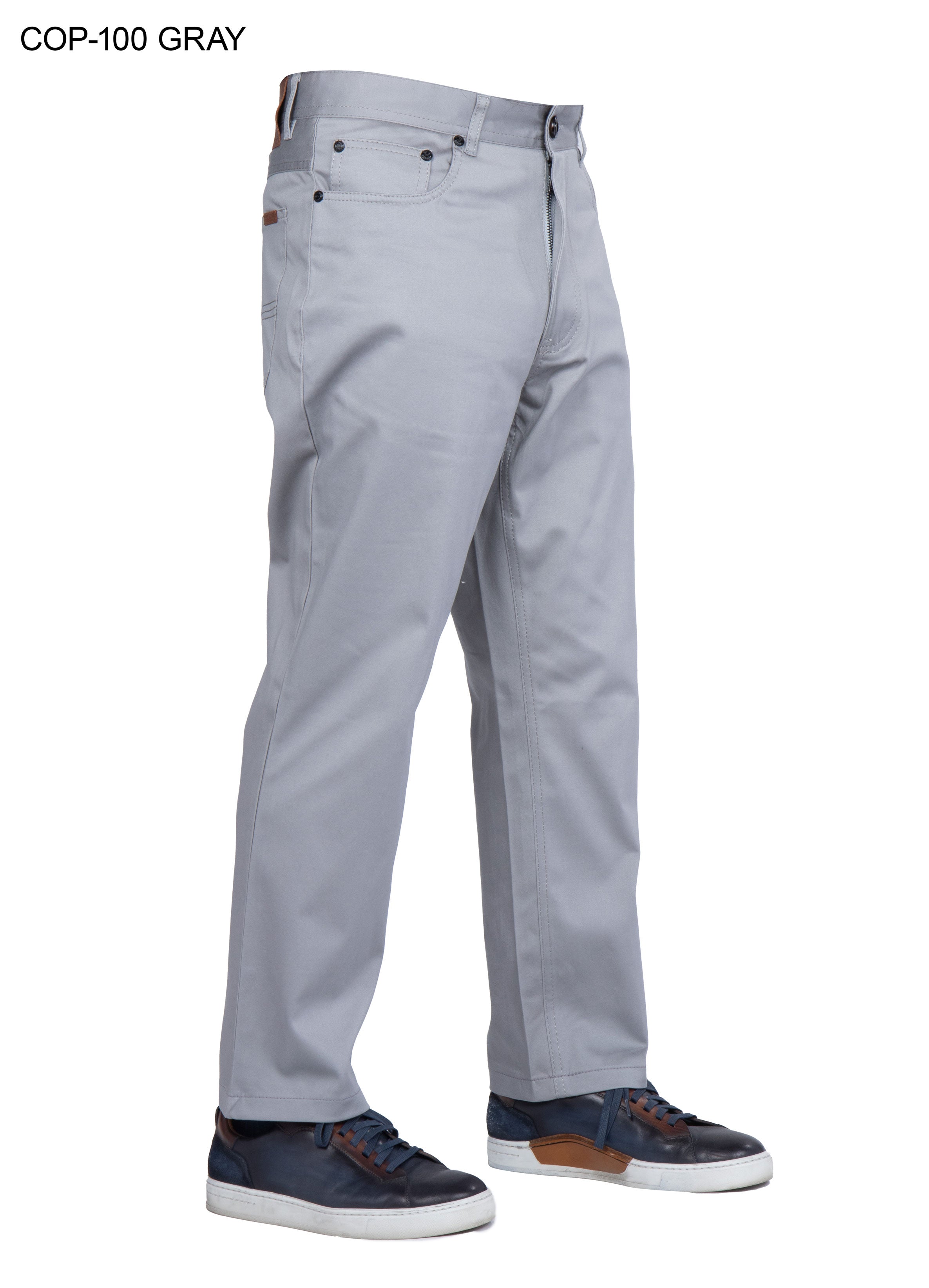 Prestige Original Men's Stretch Jeans COP-100 Gray – LASuitGuy