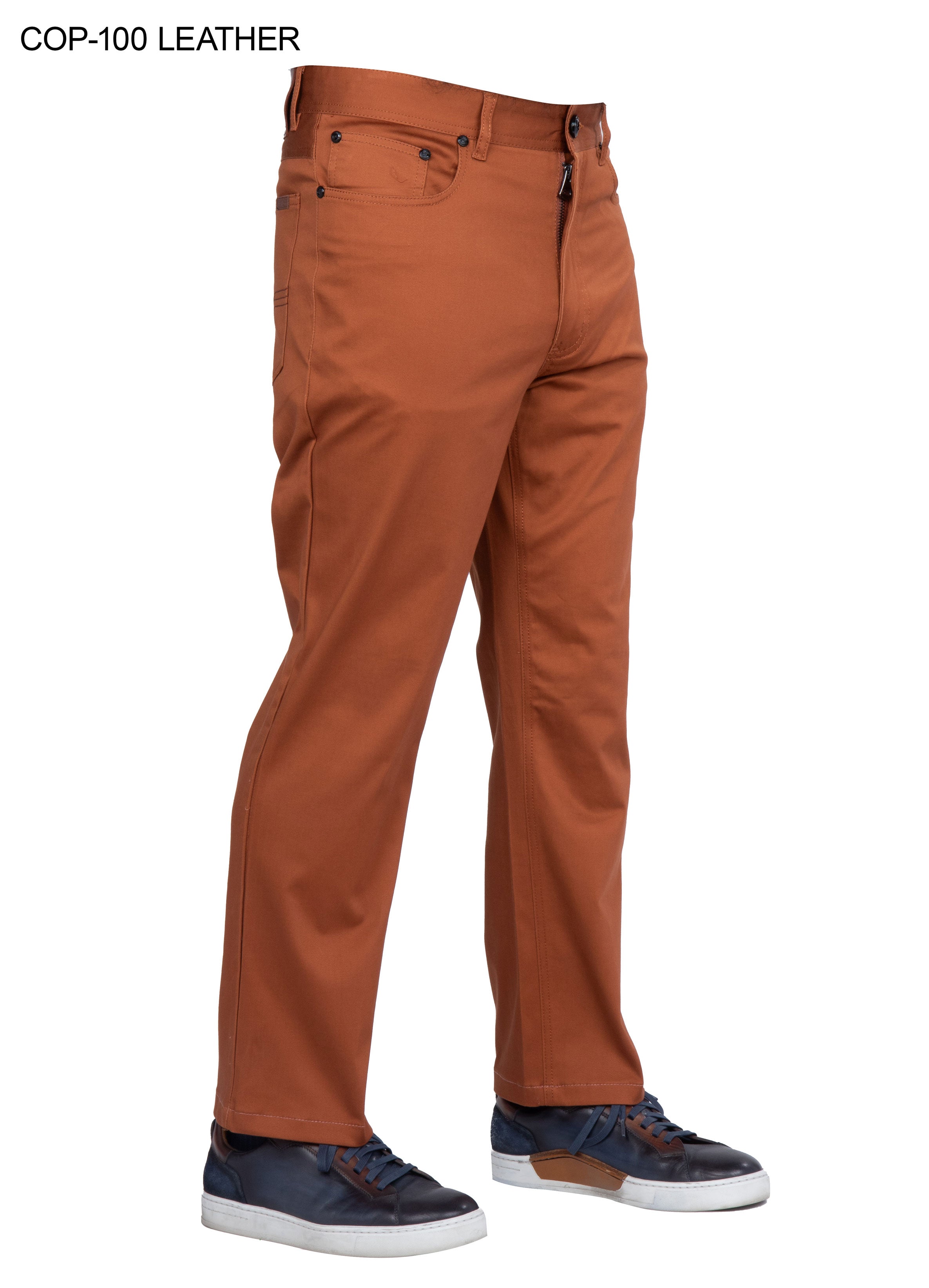 Prestige Original Men's Stretch Jeans COP-100 Leather – LASuitGuy