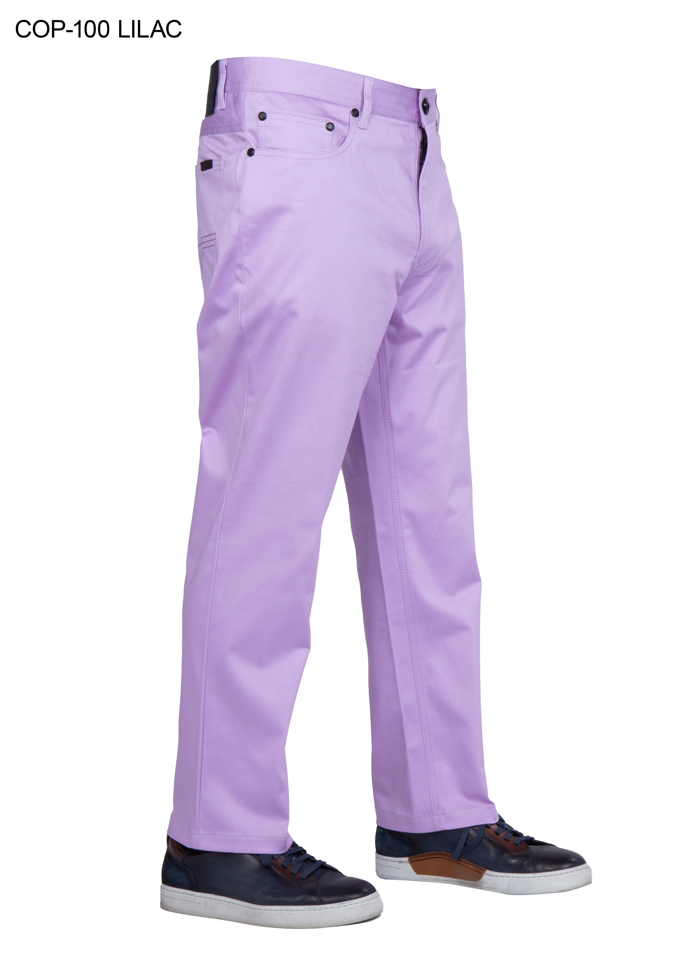 Prestige Original Men's Stretch Jeans COP-100 Lilac – LASuitGuy