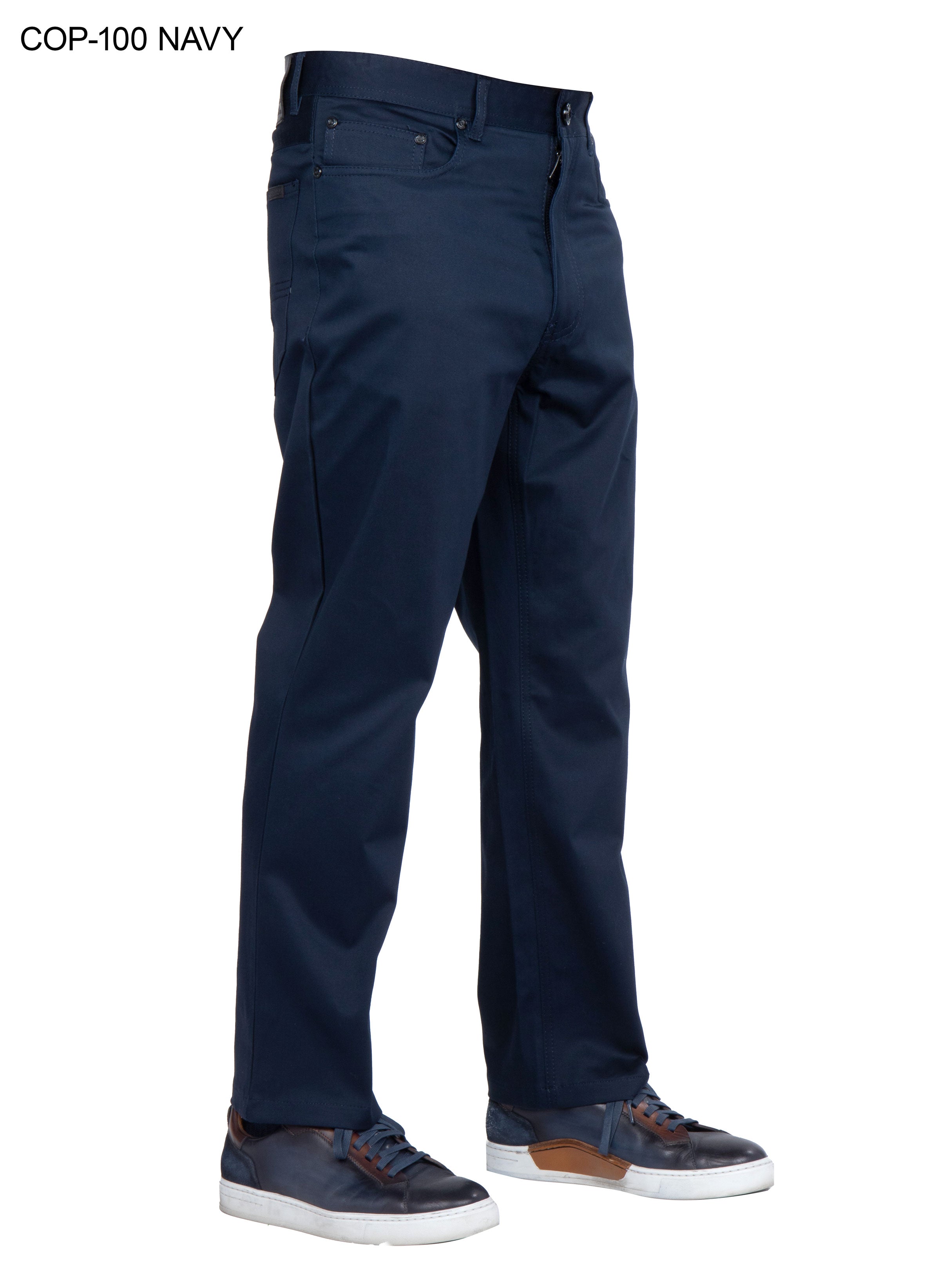 Prestige Original Men's Stretch Jeans COP-100 Navy – LASuitGuy