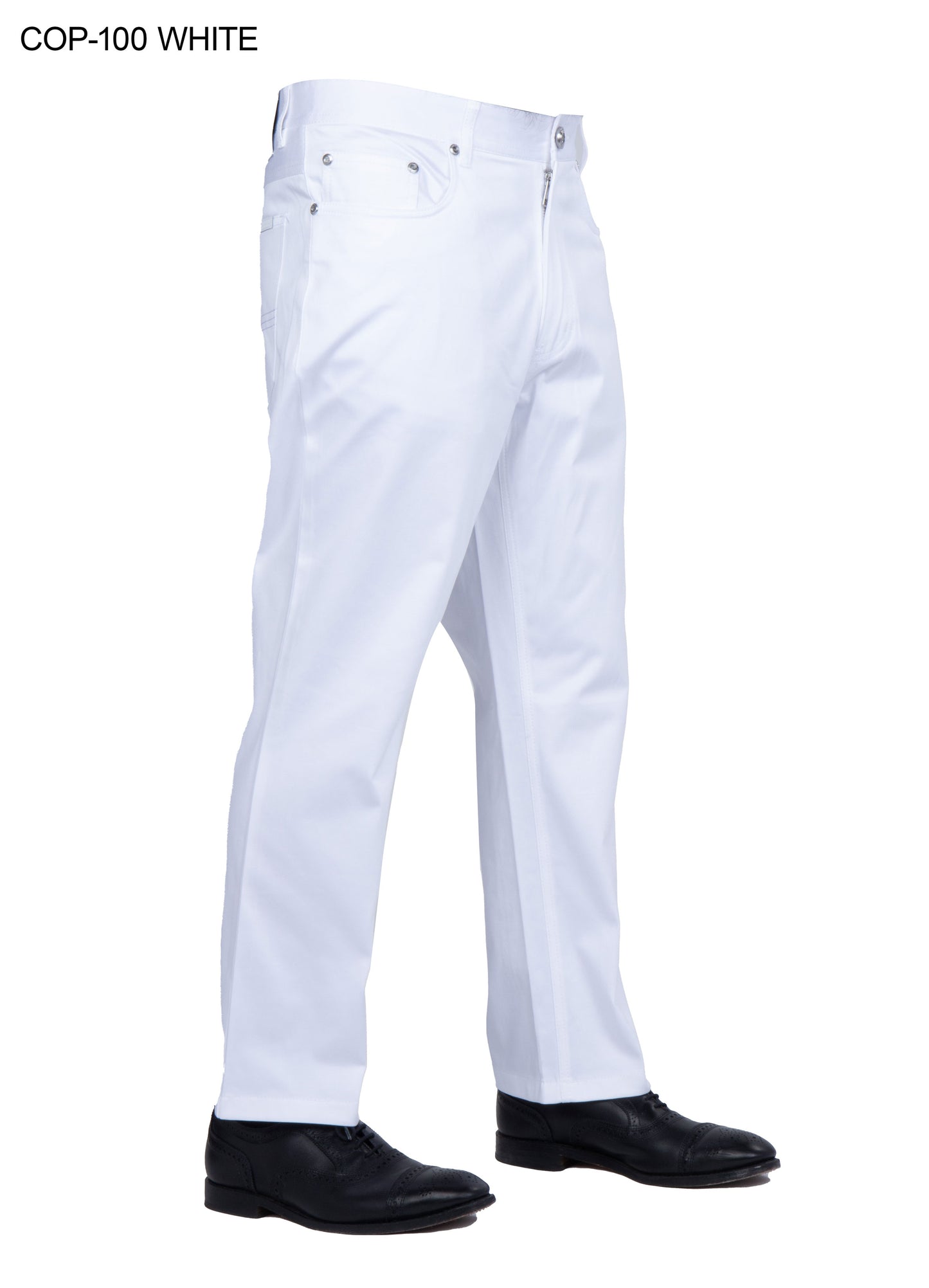 Prestige Original Men's Stretch Jeans COP-100 White