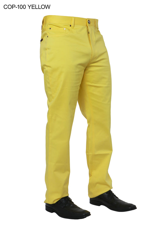 Prestige Original Men's Stretch Jeans COP-100 Yellow