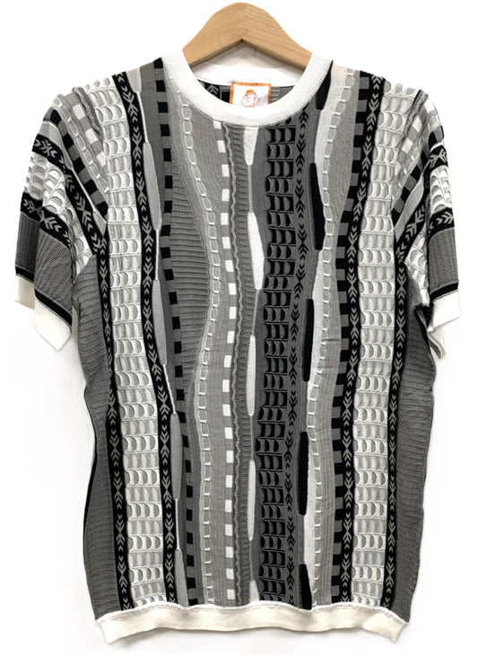 Cigar Couture Men's Polo Knit Short Sleeve Sport Shirt - CR 1670 Black