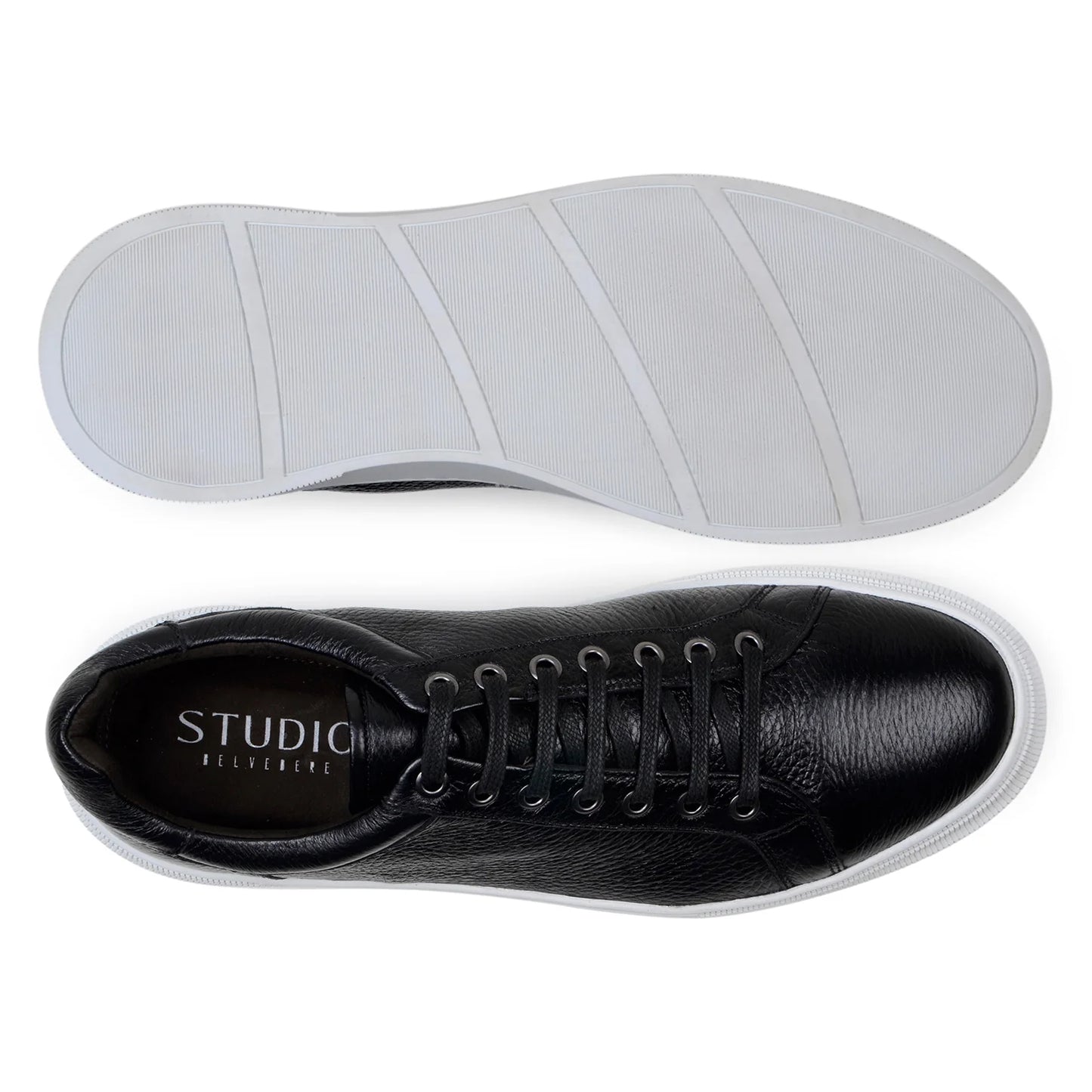 Belvedere Shoes Matteo - Genuine Deerskin - Black