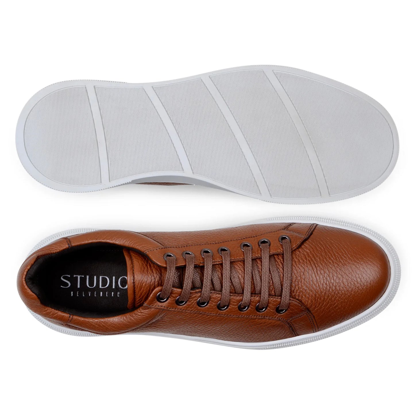 Belvedere Shoes Matteo - Genuine Deerskin - Ant. Tan