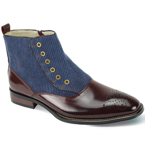 Giovanni Kendrick Burgundy Navy