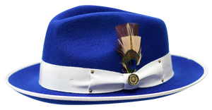 Bruno Capelo Lorenzo Collection Graphic Sapphire Blue/ Silver Grey