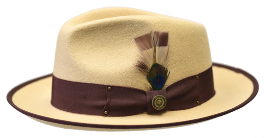 Bruno Capelo Lorenzo Collection Graphic Tan/Dark Brown