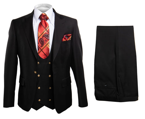 ROSSI MAN SLIM FIT 3 PIECE SUIT MAX RM1101