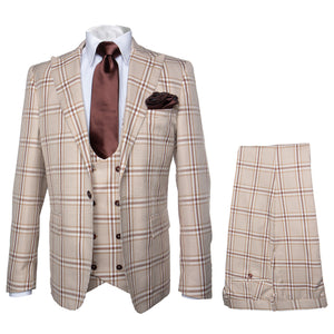 ROSSI MAN SLIM FIT 3 PIECE SUIT MAX RM1824