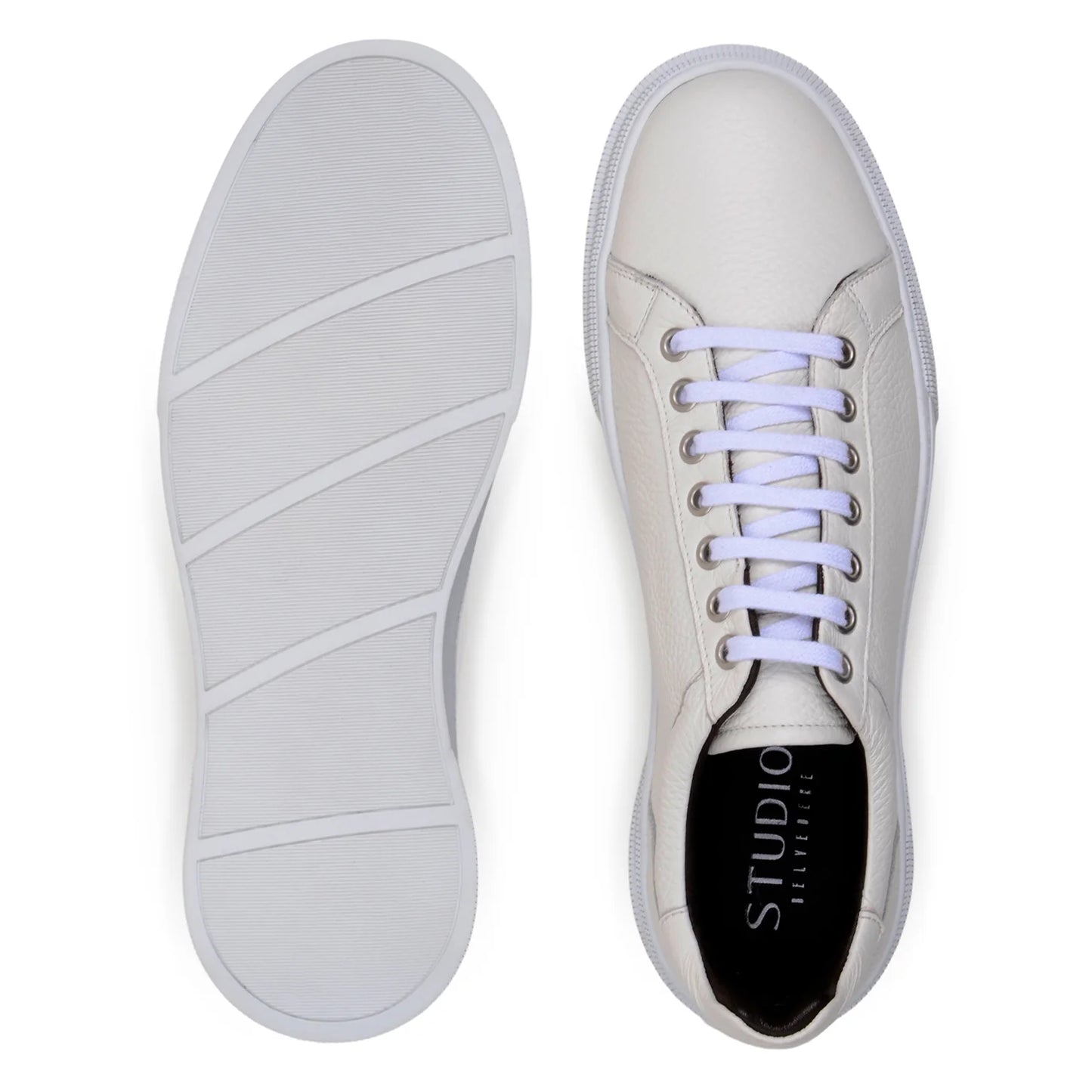 Belvedere Shoes Matteo - Genuine Deerskin - Milk