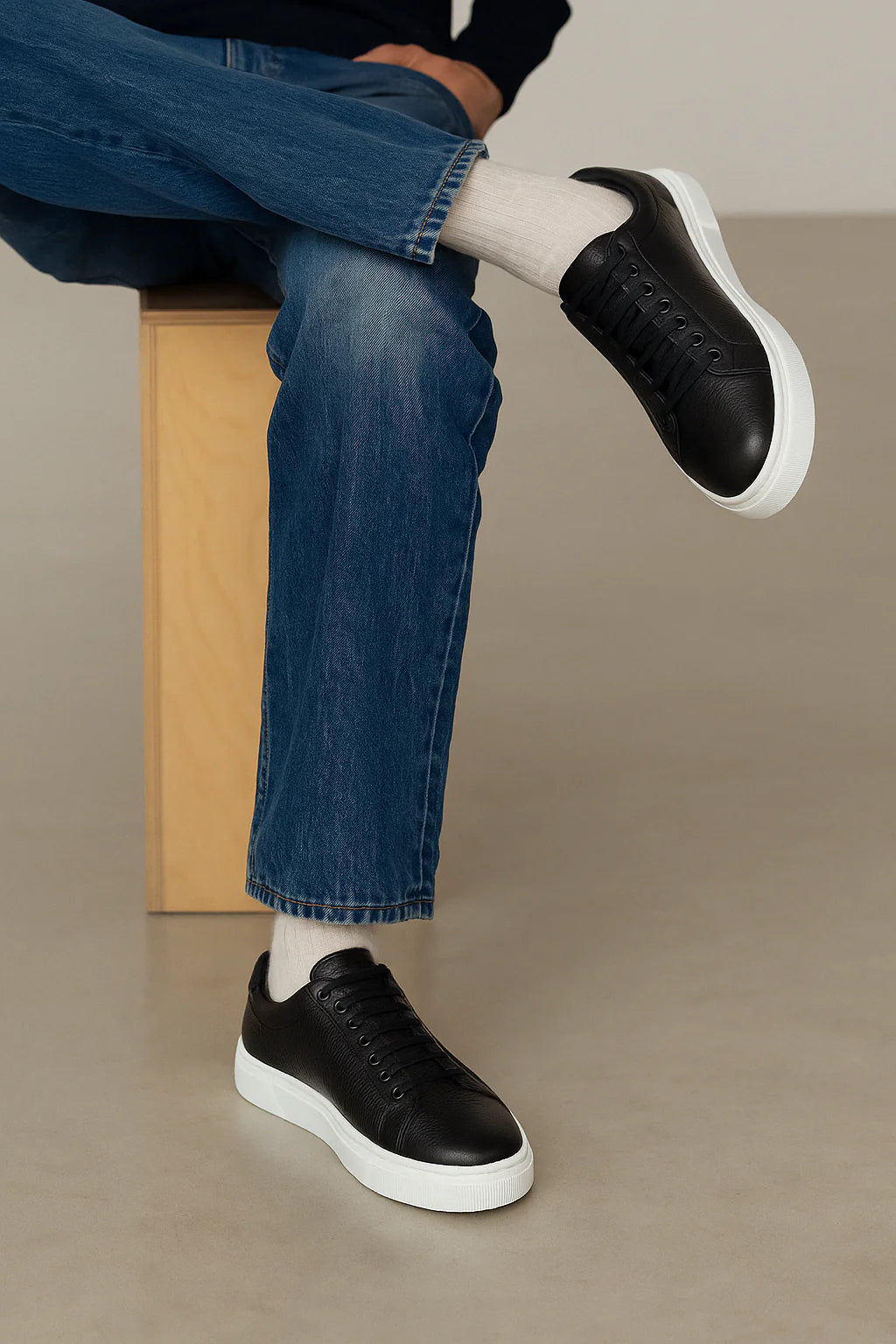 Belvedere Shoes Matteo - Genuine Deerskin - Black