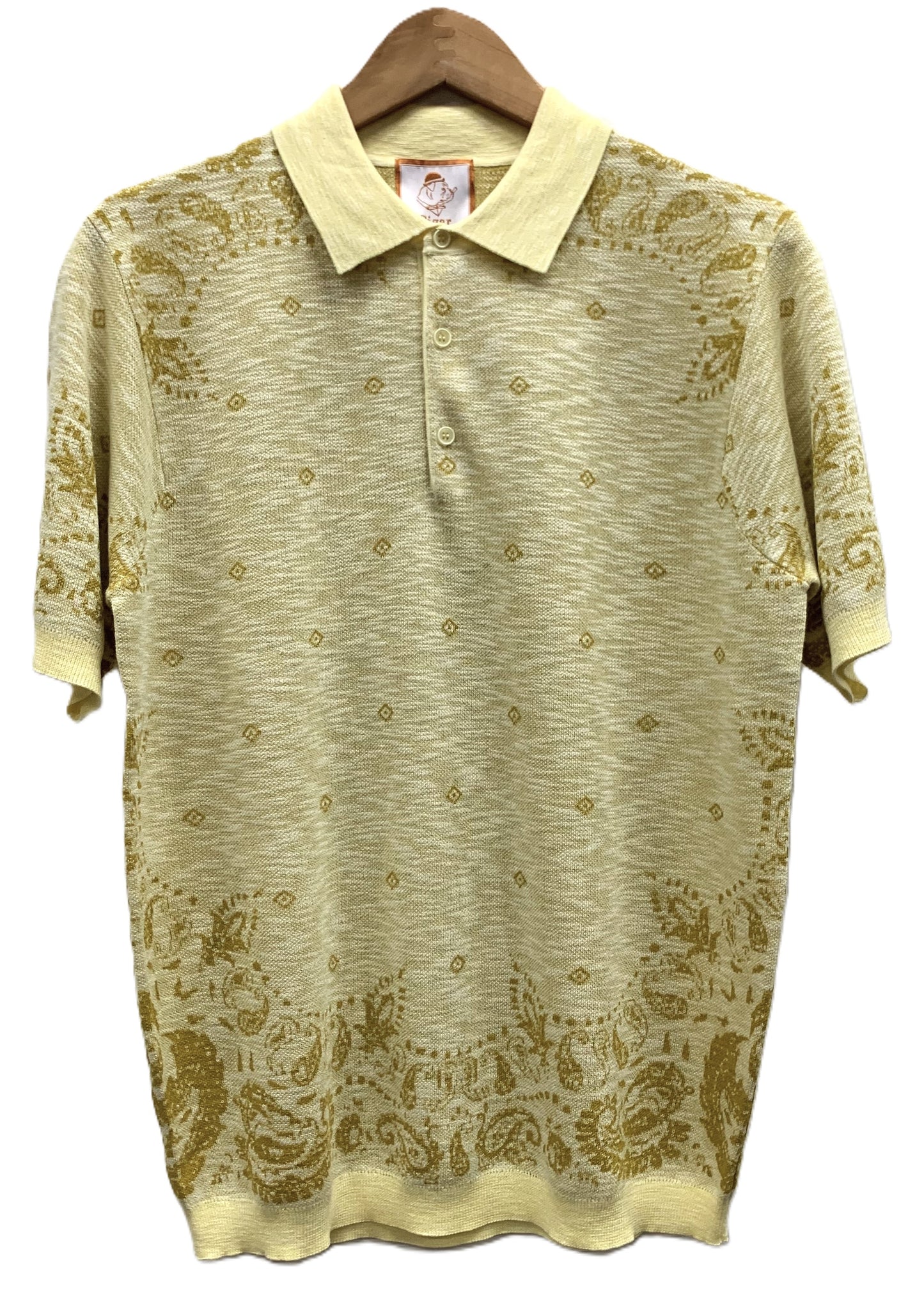 Cigar Couture Men's Polo Knit Short Sleeve Sport Shirt - PJ 1507 Lemon