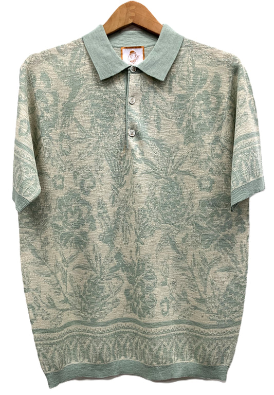 Cigar Couture Men's Polo Knit Short Sleeve Sport Shirt - PJ 1510 Sage