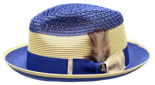 Bruno Capelo Park Avenue Collection Denim Blue Natural