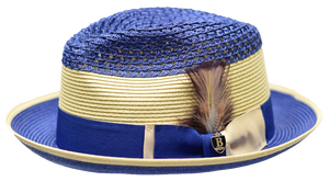 Bruno Capelo Park Avenue Collection Denim Blue Natural