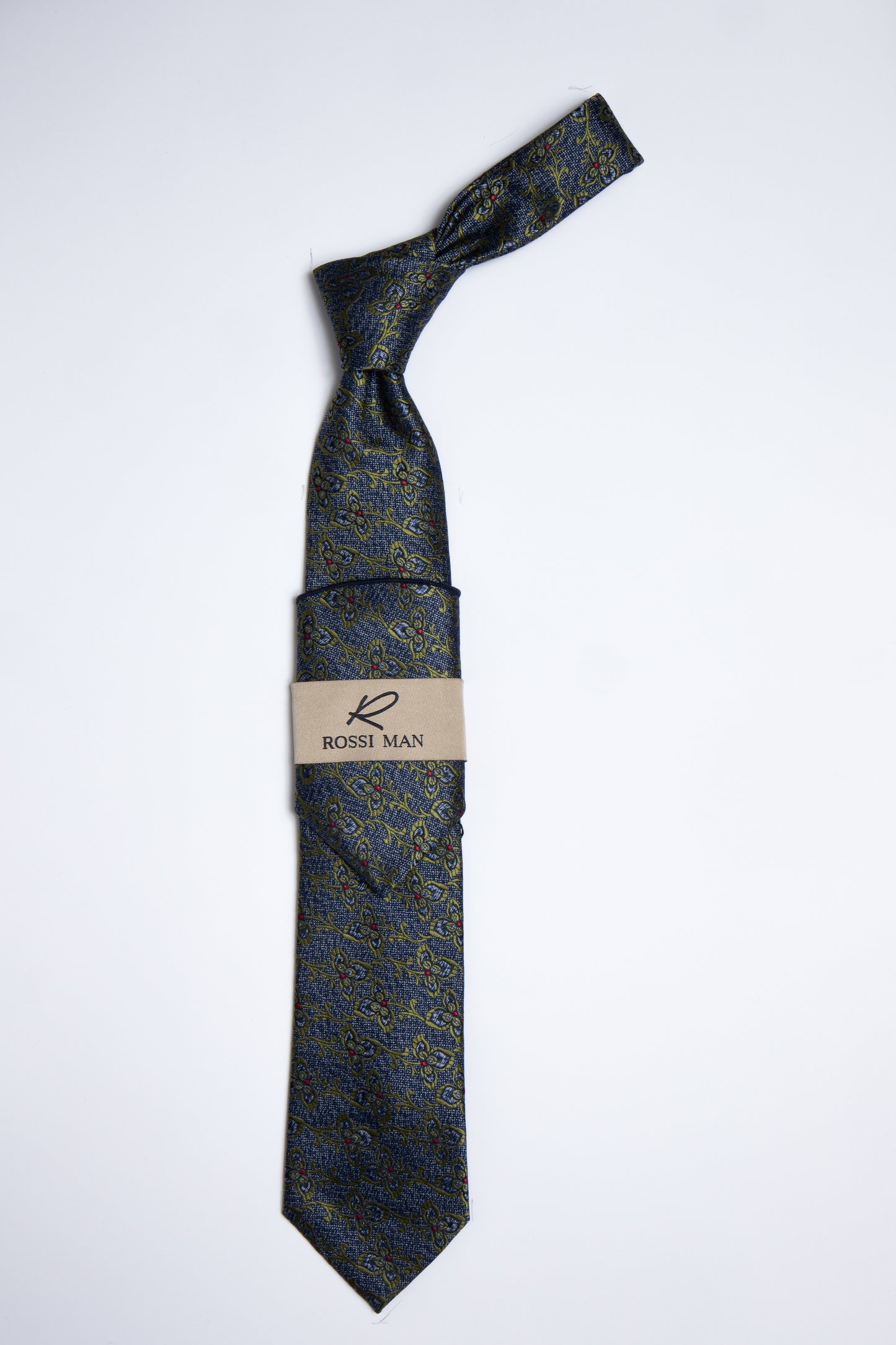 Rossi Man Tie and Pocket Round RMR272-1