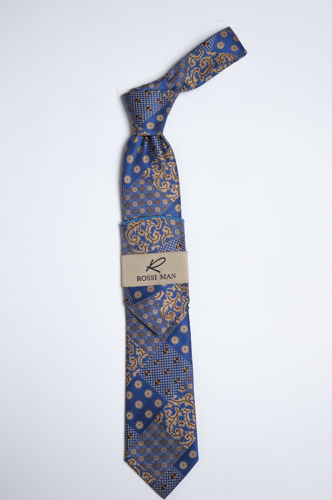 Rossi Man Tie and Pocket Round RMR275-1